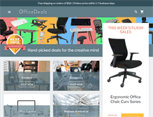 Tablet Screenshot of officedealz.com